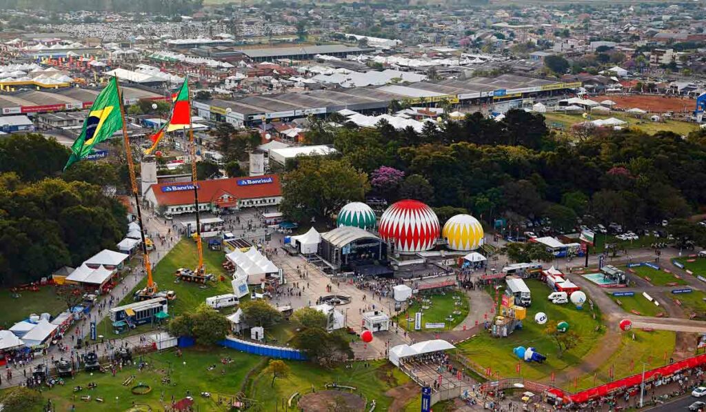 Vista aérea da Expointer - Parque de Exposições Assis Brasil - Esteio/RS