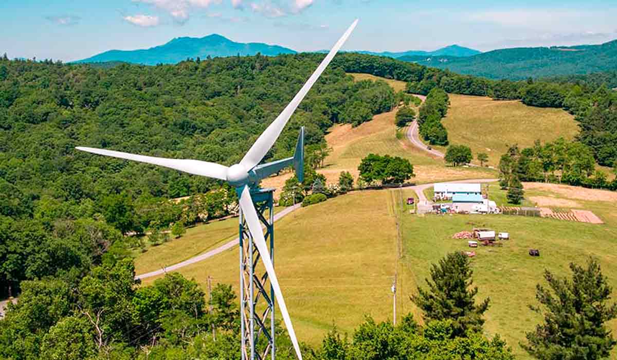 Energia eólica na área rural