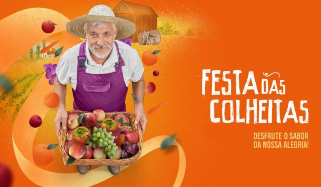 Chamada da Festa das Colheitas em Caxias do Sul/RS