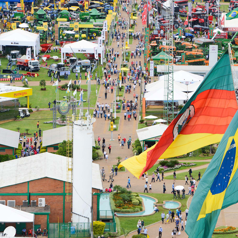 Parque da Expodireto Cotrijal em tempos normais - Não Me Toque/RS