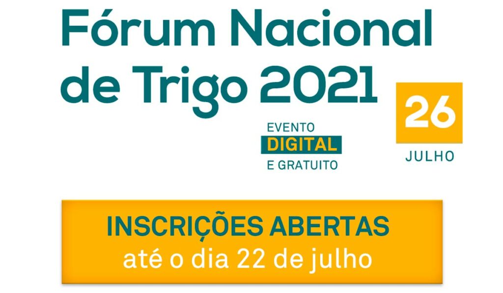 Chamada para o Fórum Nacional do Trigo 2021