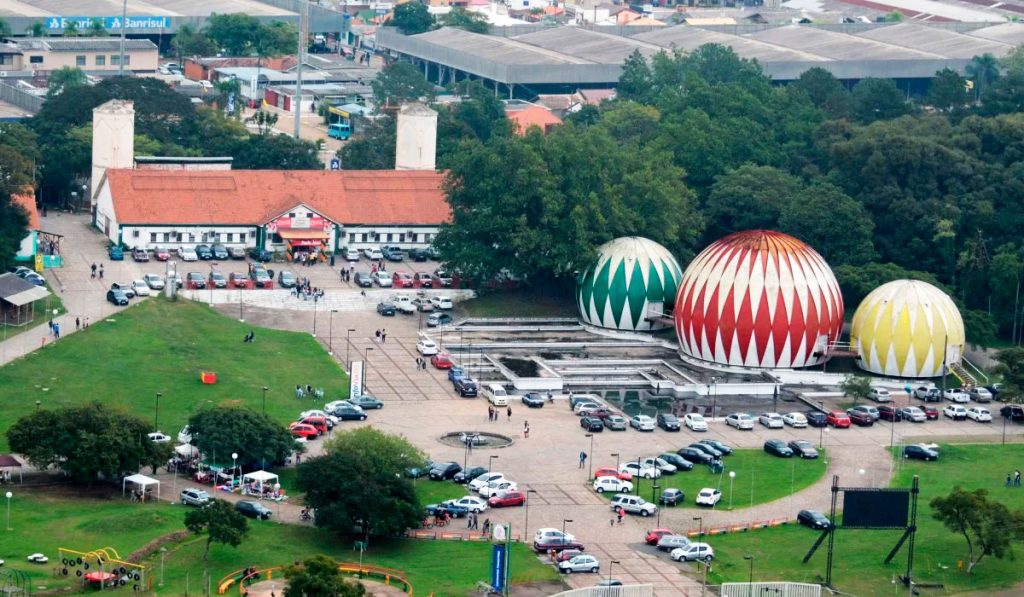 Visão aérea do Parque de Exposições Assis Brasil, Esteio/RS