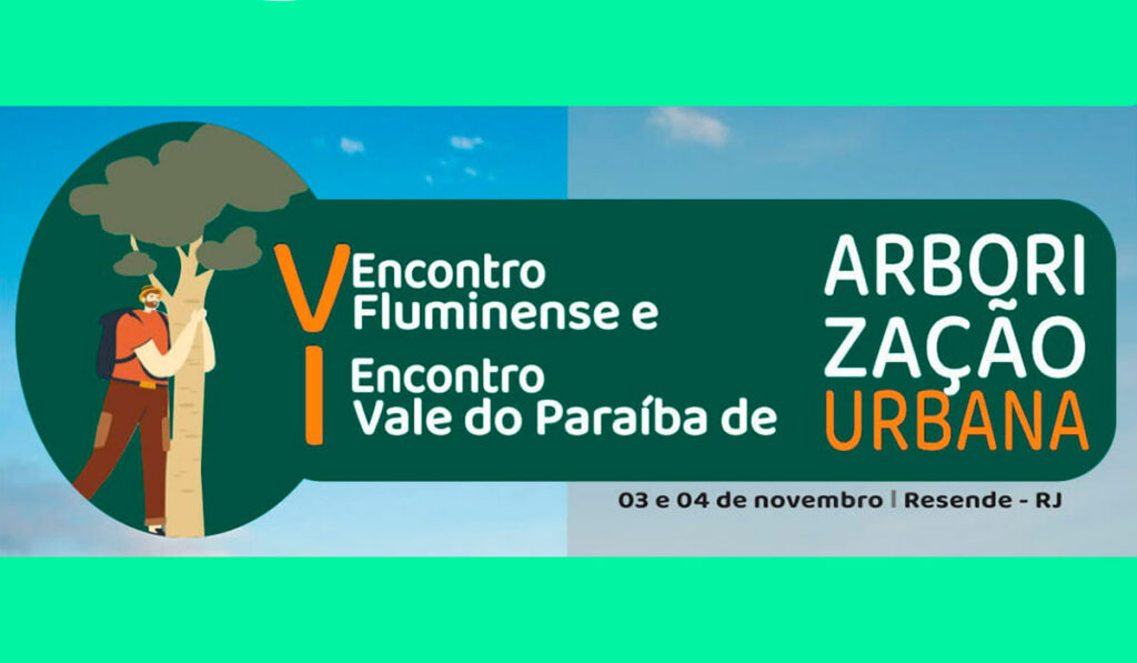 Banner de chamada para o V Encontro Fluminense de Arborização Urbana