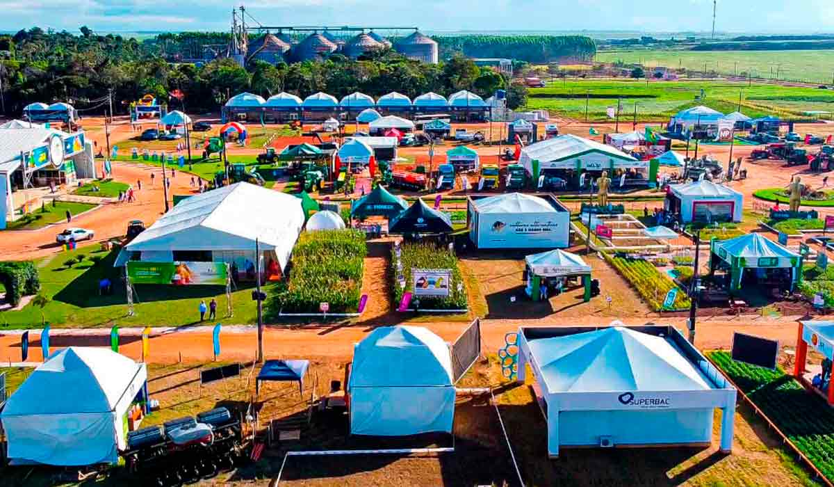 Vista da área da exposição