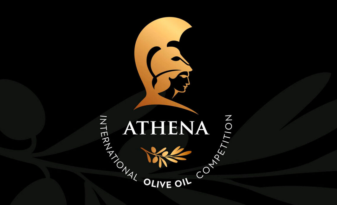 Logo do Athena International Olive Oil Competition (Athena IOOC)