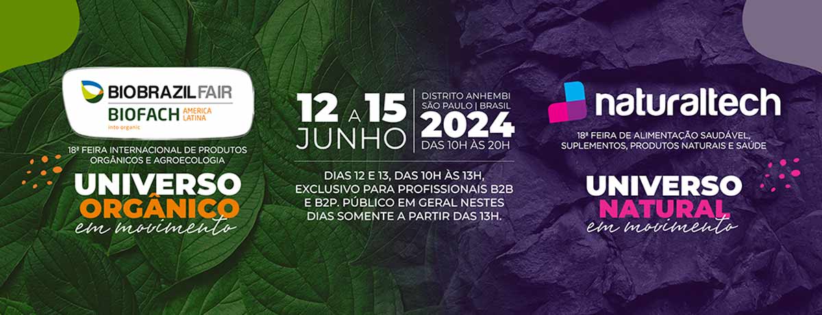 Banner da BIO BRAZIL FAIR 2024