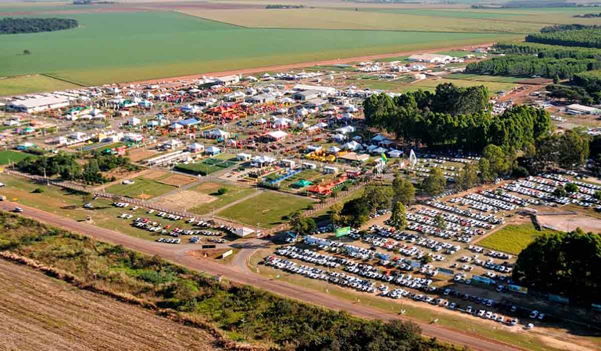 Vista aérea da AgroBrasília