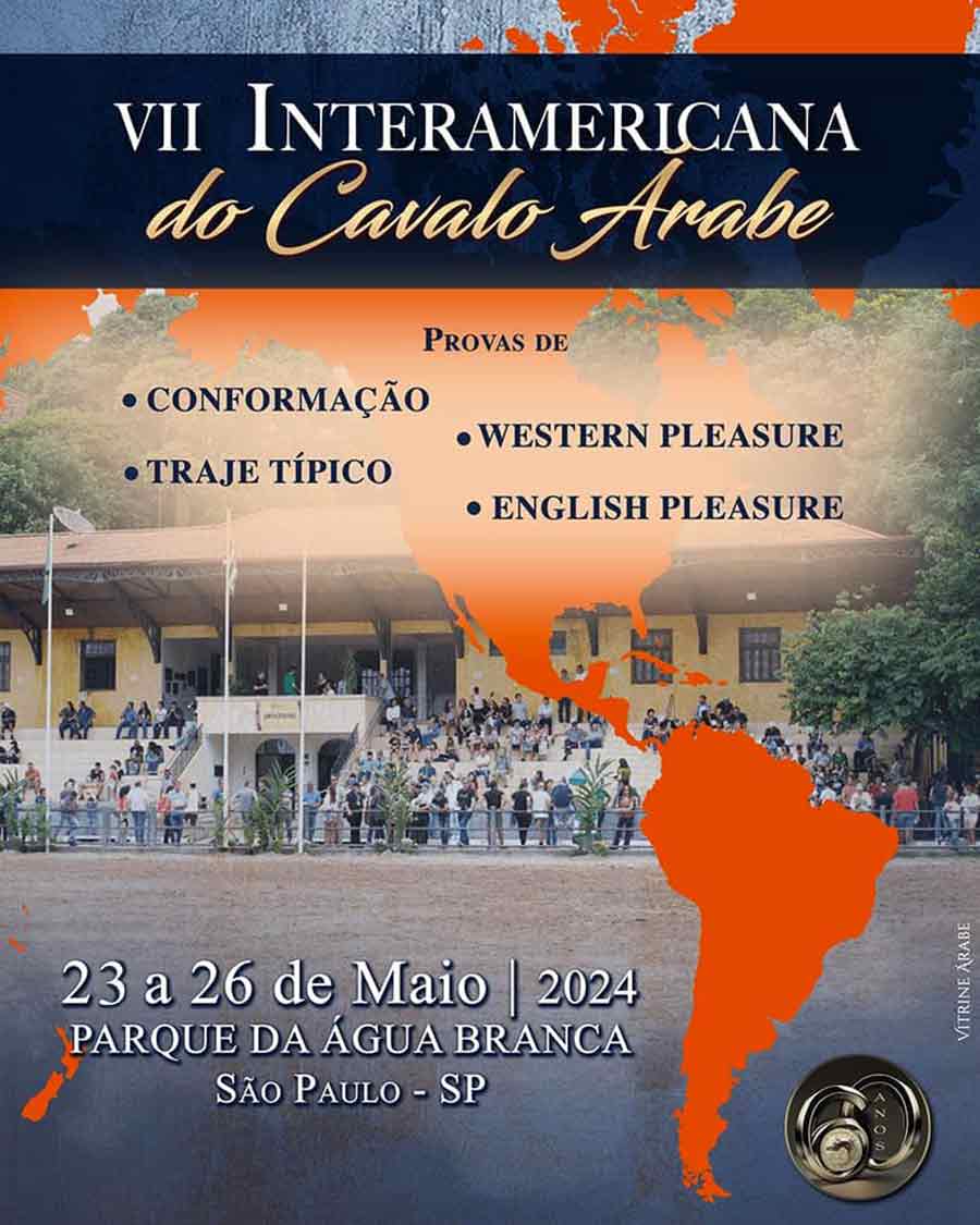 Chamada para a 7ª Exposição Interamericana do Cavalo Árabe