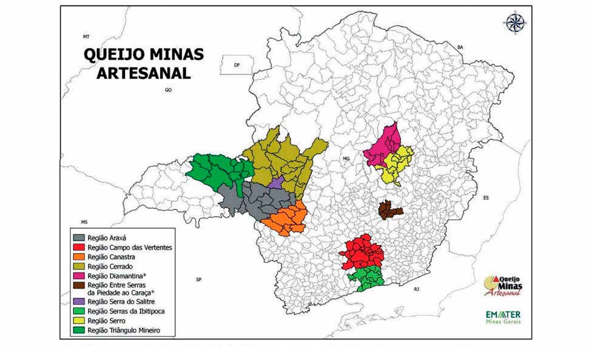 As 10 regiões produtoras de QMA