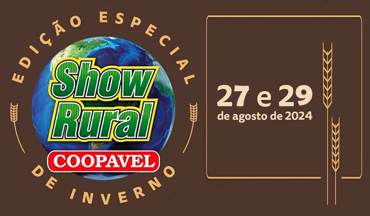 Chamada para o Show Rural Coopavel de Inverno 2024