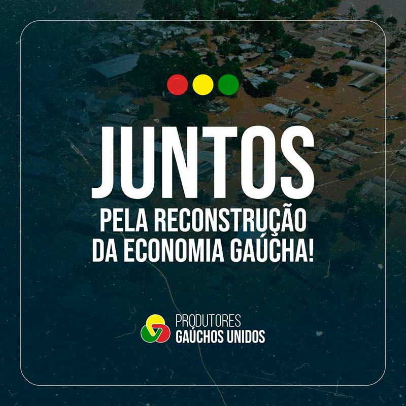 Chamada para a adesão à plataforma "Produtores Gaúchos Unidos"