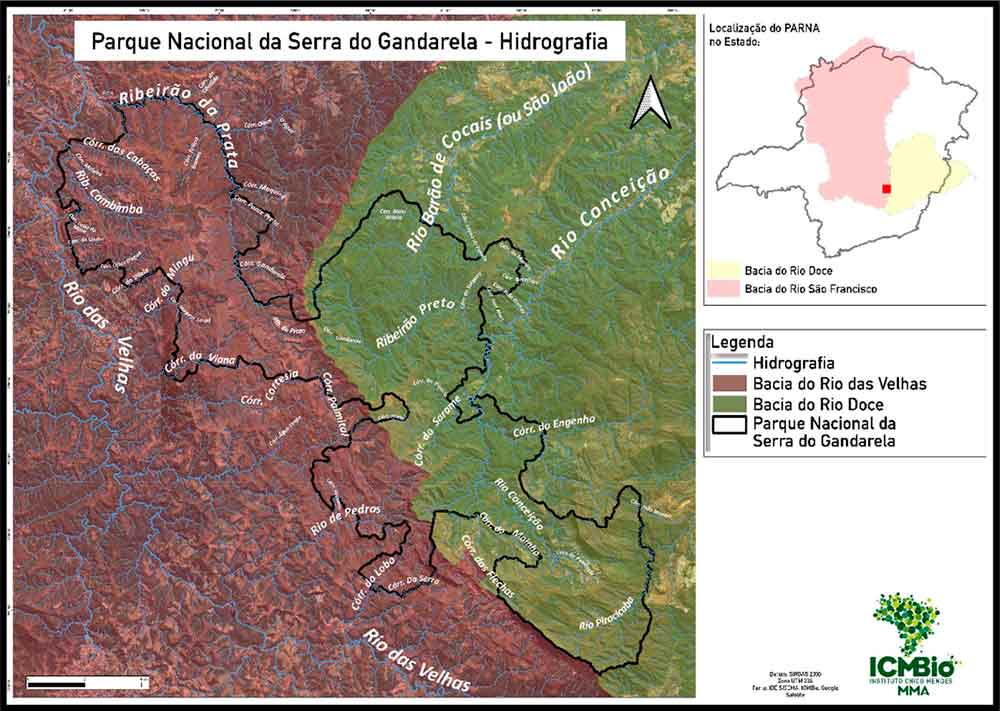 Parna da Serra do Gandarela - Hifrografia