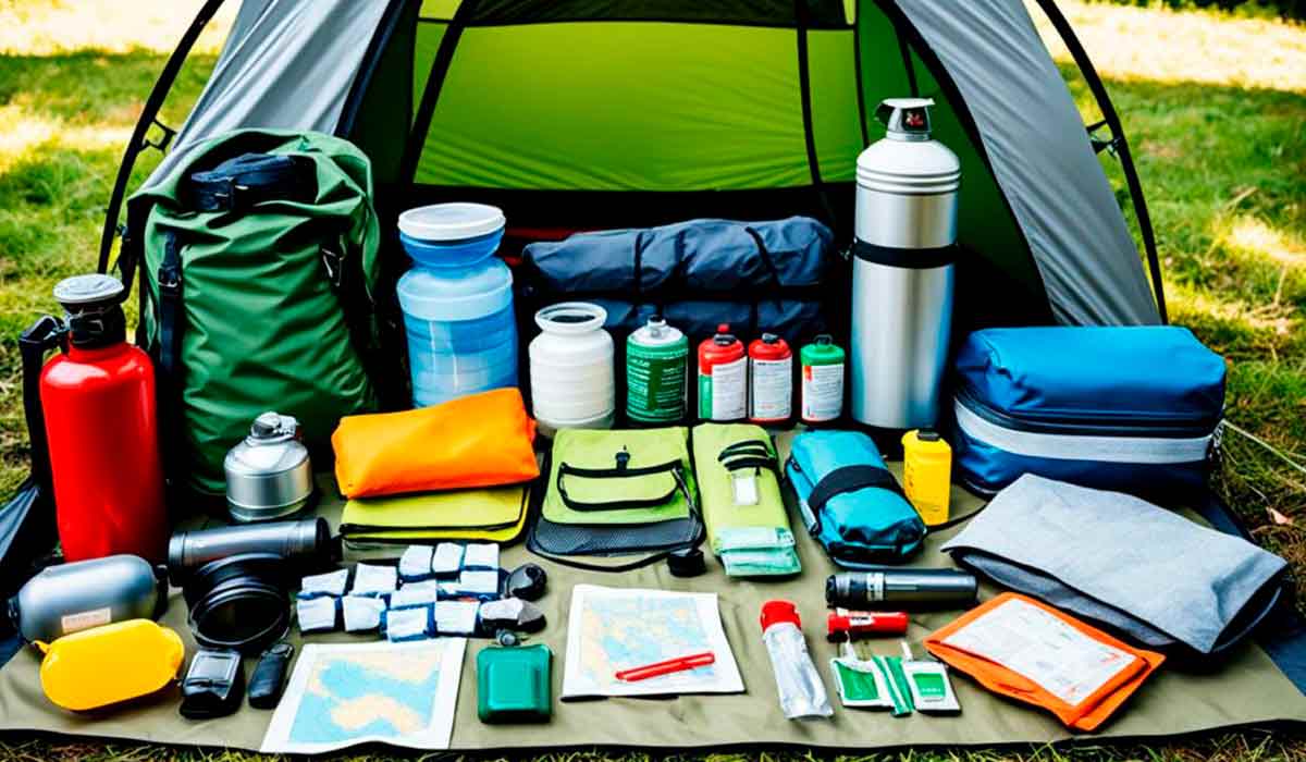 Equipamentos para camping