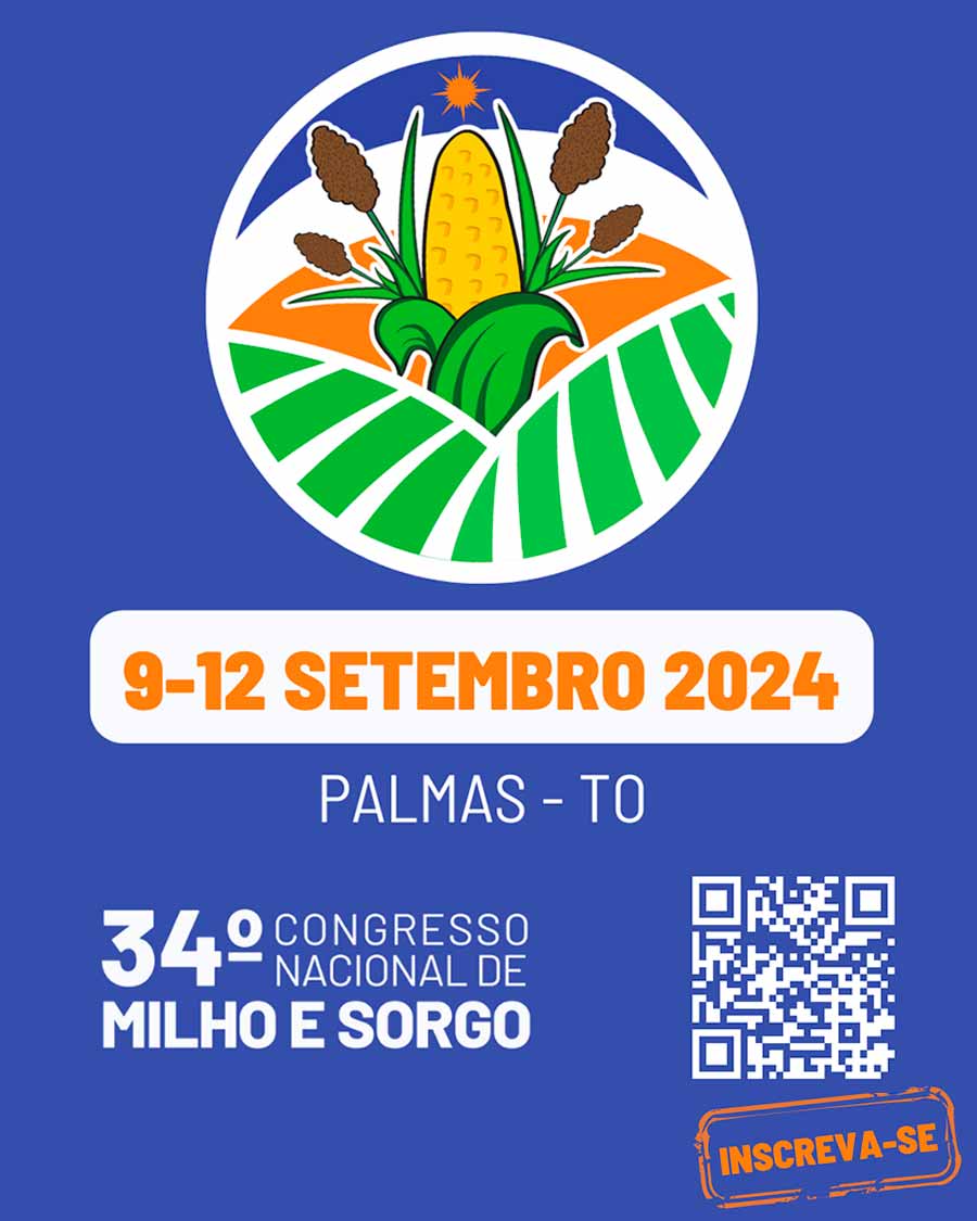 Chamada para o 34º Congresso Nacional de Milho e Sorgo