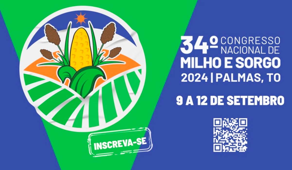 Chamada para o 34º Congresso Nacional de Milho e Sorgo