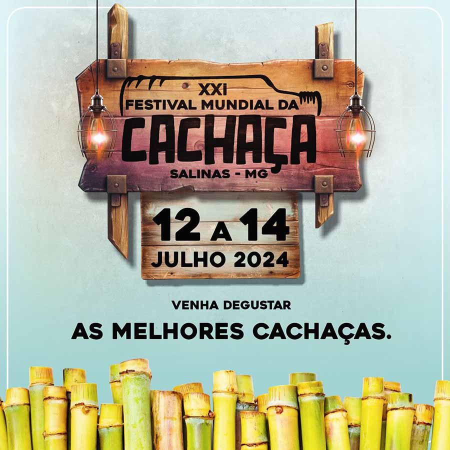 Chamada para o Festival Mundial da Cachaça