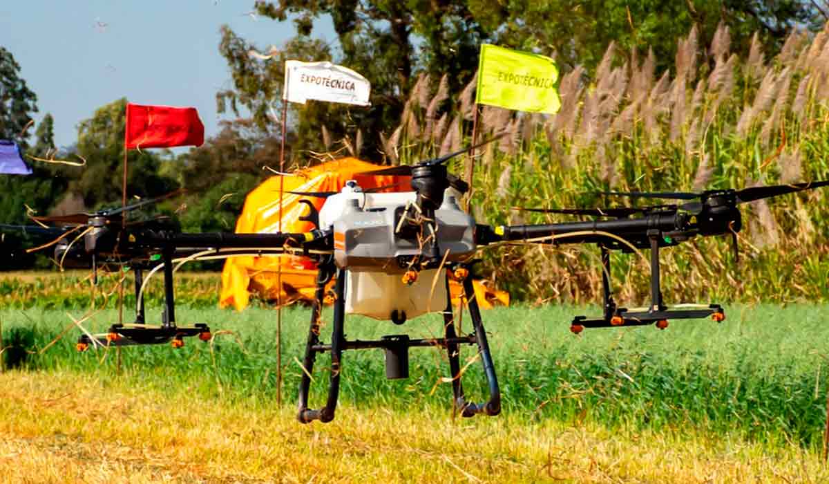 Demonstração de drones