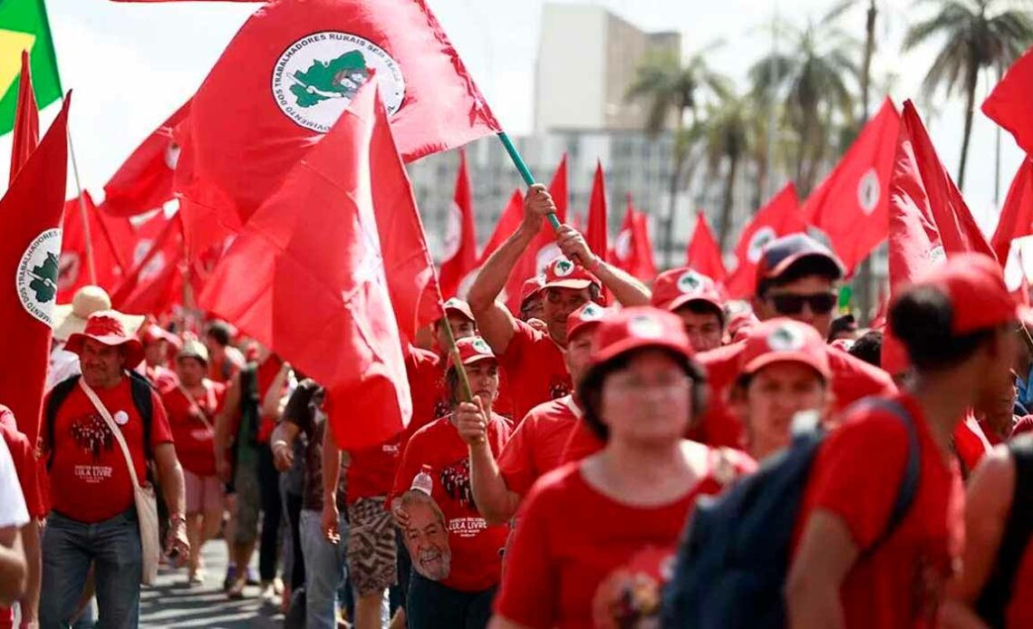 Manifestação do MST