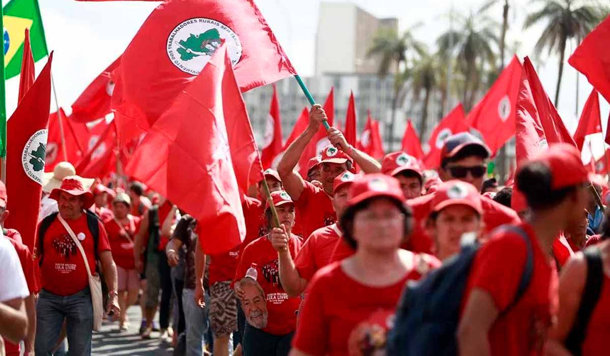 Manifestação do MST