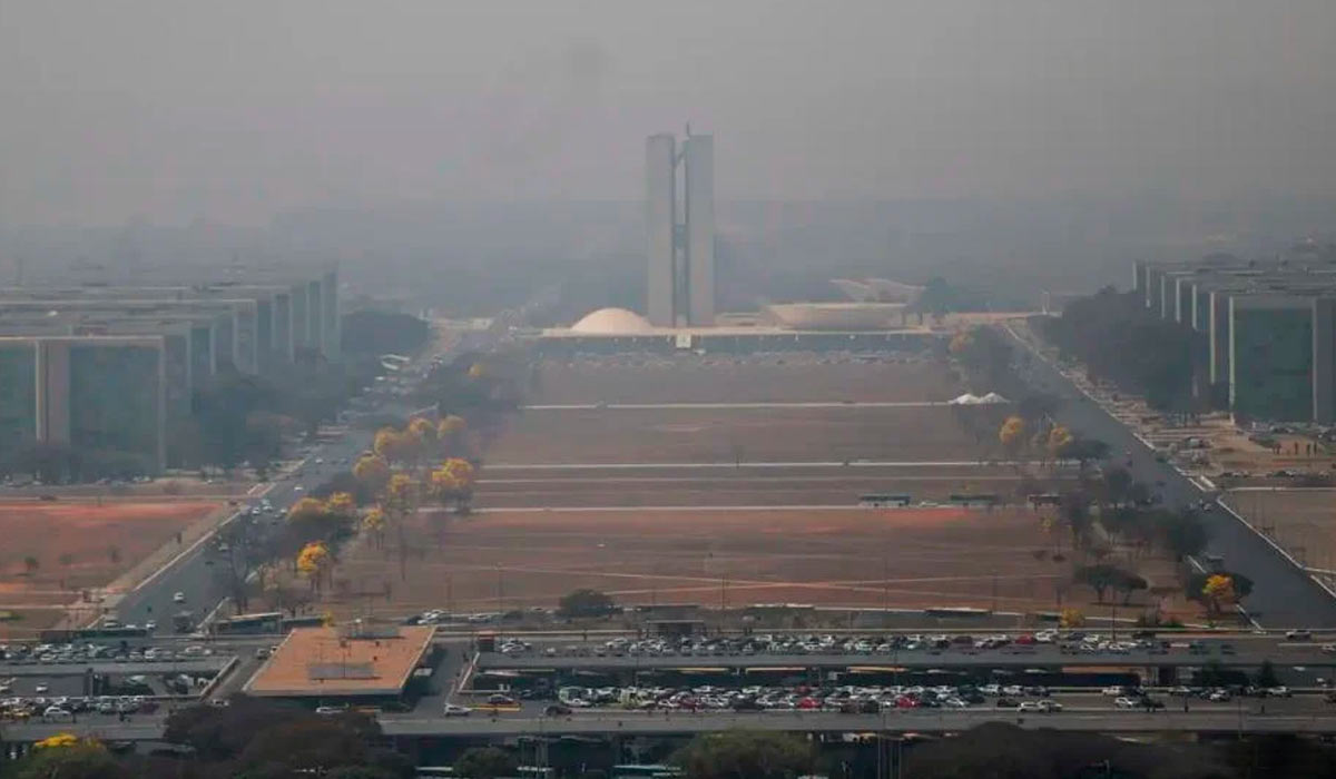 Poluição do ar em Brasília cresceu 350 vezes durante incêndio no Parna Brasília - Foto: Joédson Alves/Agência Brasil