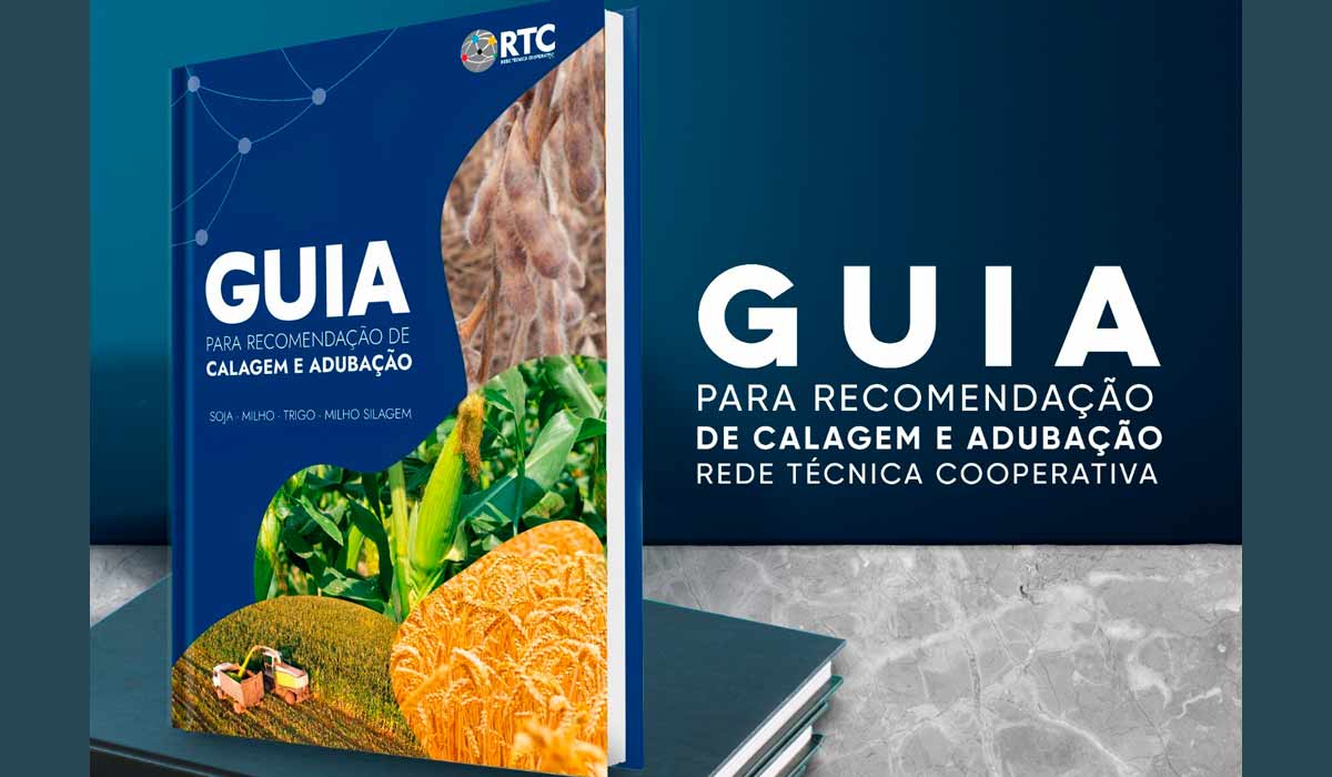 Capa do Guia para Recomendação de Calagem e Adubação RTC