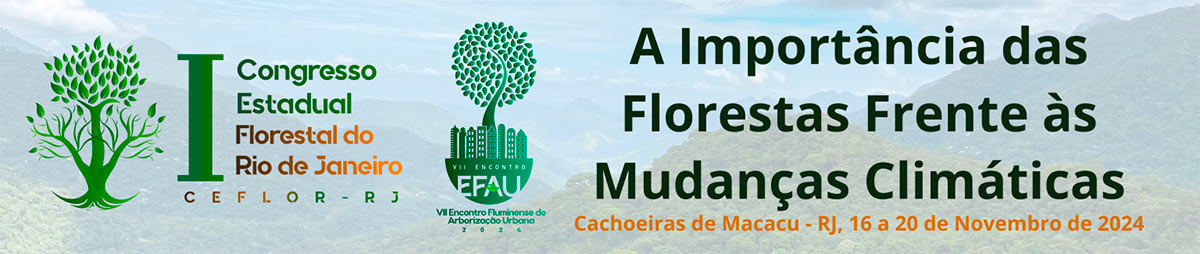 Banner do I Congresso Estadual Florestal do Rio de Janeiro (CEFLOR-RJ)