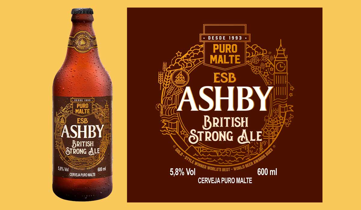 A premiada, melhor do mundo, Ashby British Strong Ale, de Amparo, SP