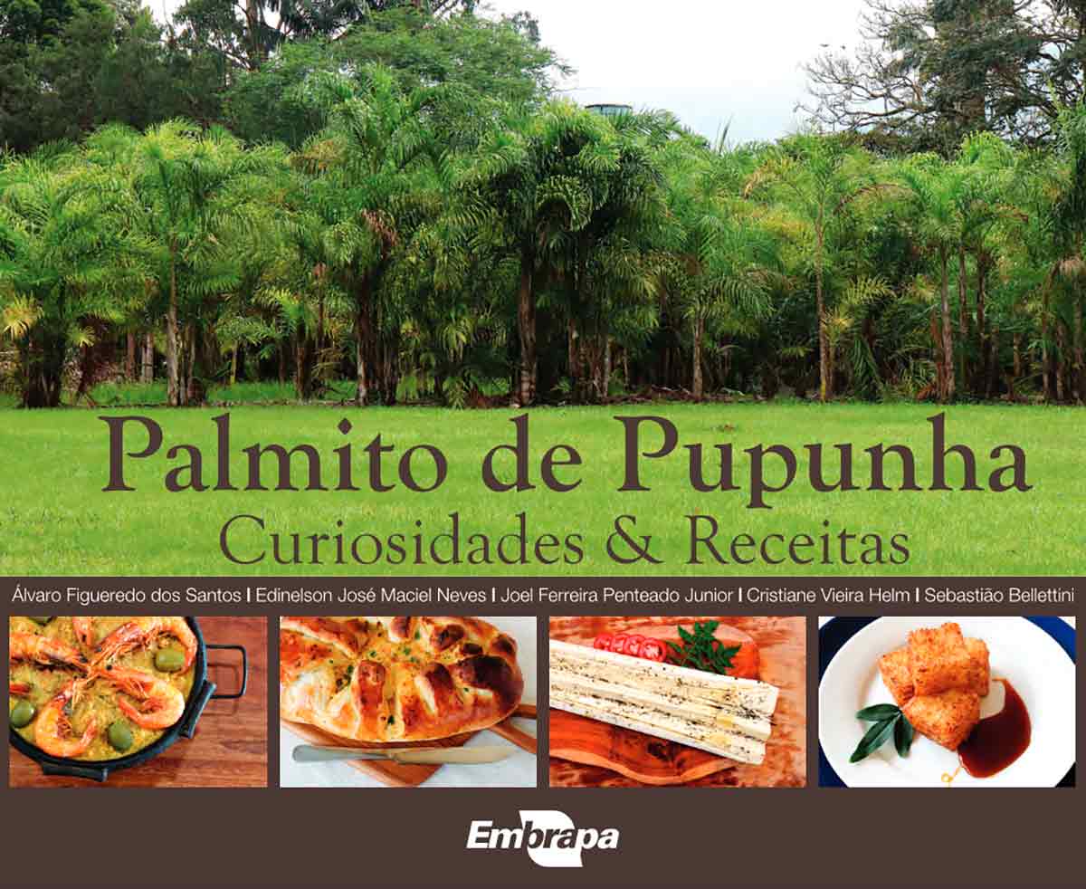 Capa do livro "Palmito de Pupunha – Curiosidades & Receitas"