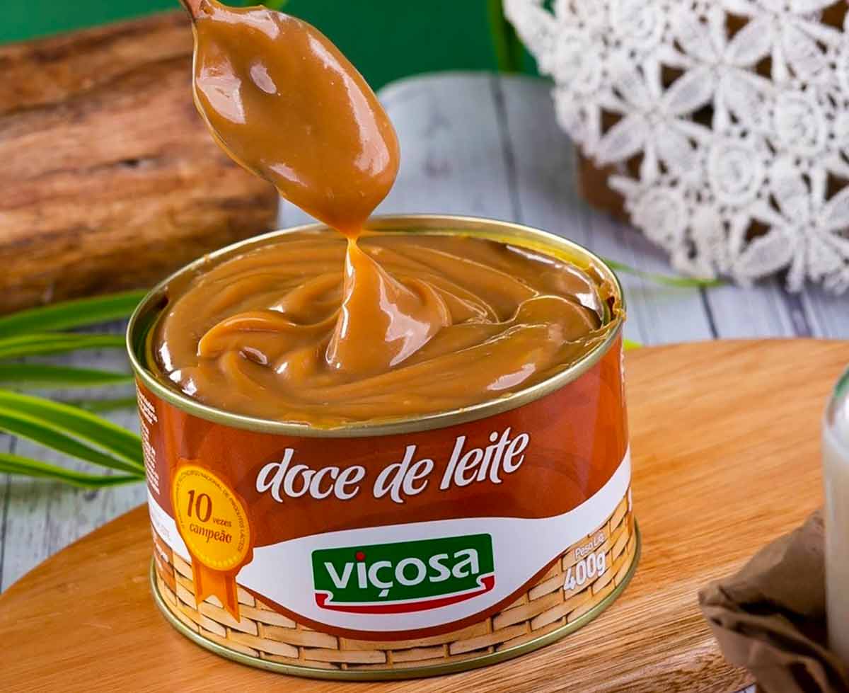 Doce de leite produzido pelo Laticínio Escola da Funarbe