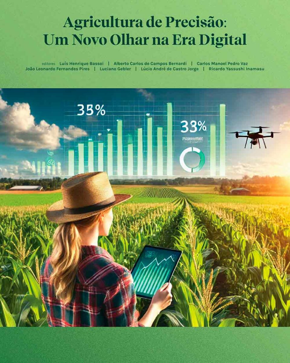 Capa do Livro Agricultura de Precisão: Um Novo Olhar na Era Digital da Embrapa