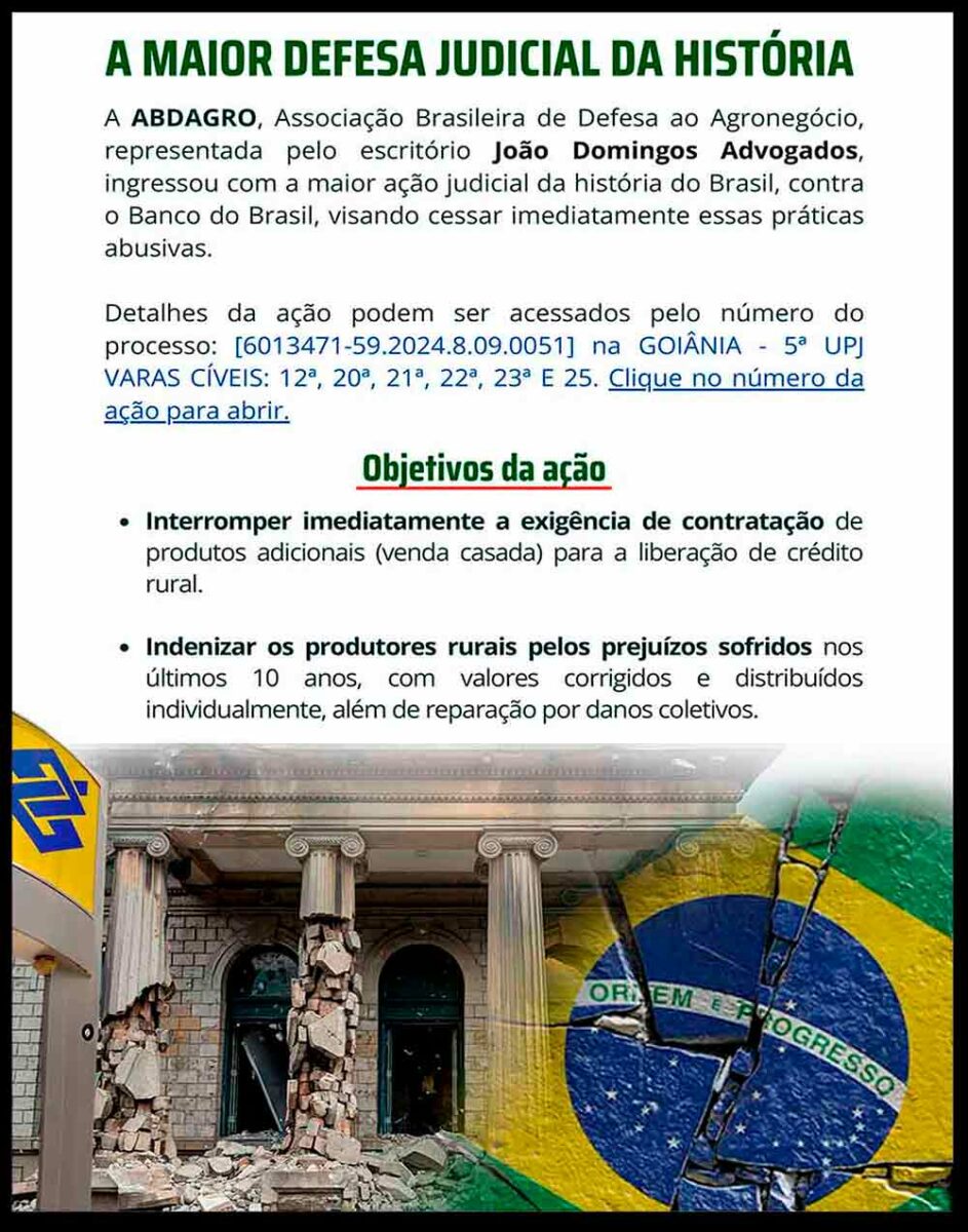 O caso expõe a necessidade de uma reforma no sistema de concessão de crédito rural, garantindo que o foco retorne ao desenvolvimento sustentável do campo e ao apoio aos produtores