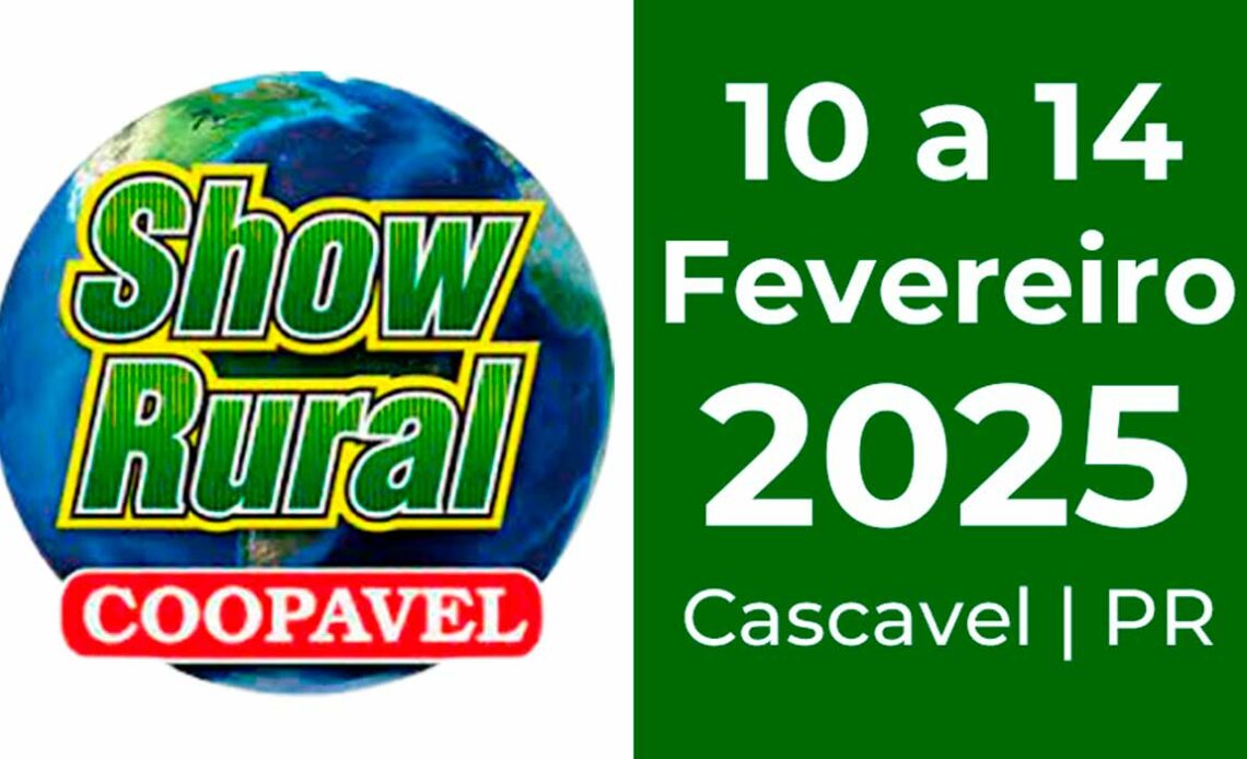 Chamada para o Show Rural Coopavel 2025