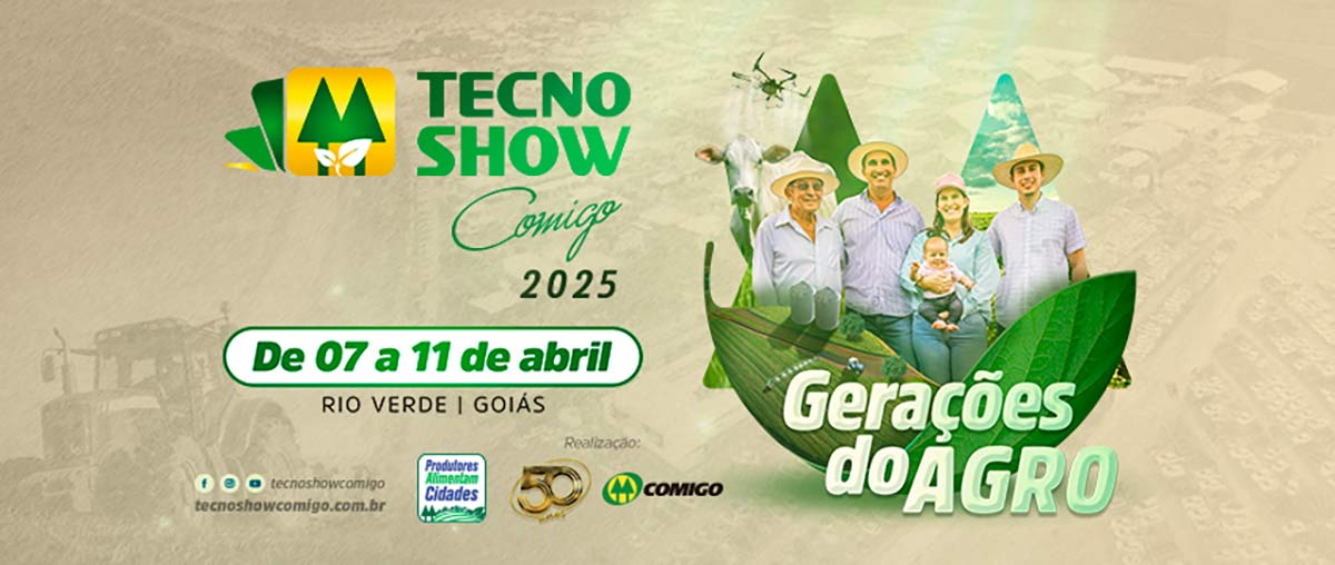 Banner da Tecnoshow Comigo 2025