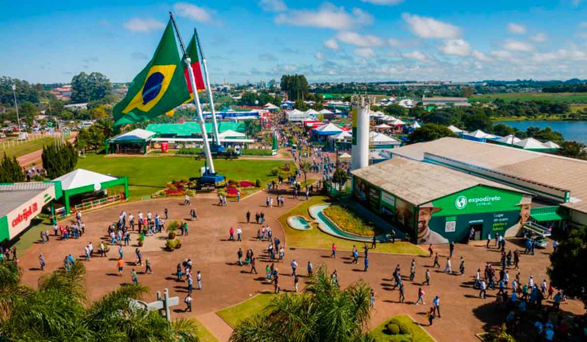 Panorâmica da feira